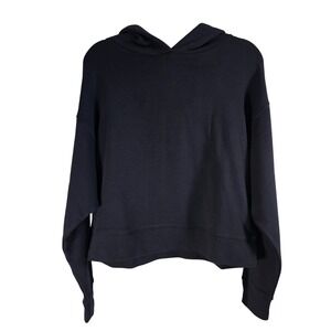 NavyBleu Cropped Pullover Hoodie Women's Small Casual‎ Comfy Athleisure